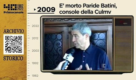 Dall'archivio storico di Primocanale, 2009: la morte di Paride Batini 